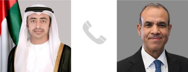 وزير الخارجية ونظيره الإماراتي يبحثان مستجدات الأوضاع على الساحة السورية 