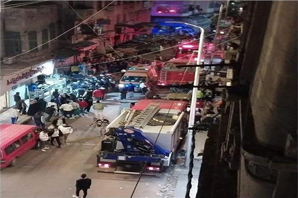 مصرع وإصابة 6 أشخاص سقط عليهم سقف مقهى بالإسكندرية