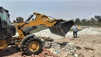  حملات موسعة لإزالة التعديات على الأراضي الزراعية ومخالفات البناء بالإسكندرية