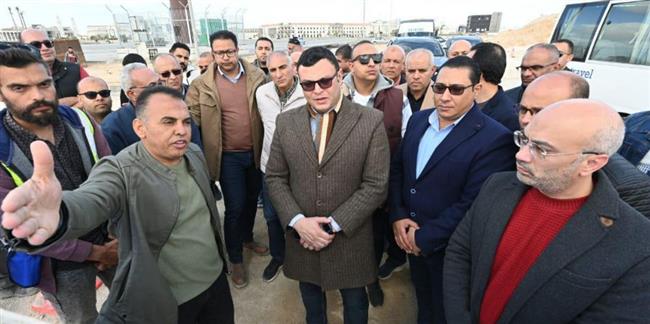 بالصور جولة وزير الإسكان بالمدينة التراثية في العلمين الجديدة