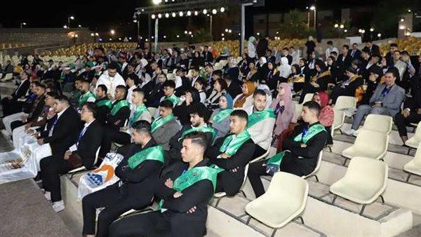 افتتاح منتدى الشباب العربي الإفريقي الـ13 بمسرح فوزي فوزي بأسوان