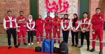   الهلال الأحمر المصري يقدم خدمات الإسعافات الأولية لزوار معرض "تراثنا 2024"