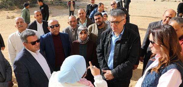 محافظ الجيزة يتفقد نسب التنفيذ بمشروع مبنى خدمات مصر بحدائق الأهرام