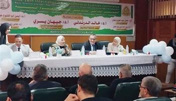   نائب رئيس جامعة الزقازيق تفتتح فعاليات المؤتمر الدولي الـ19 لعلوم البيئة