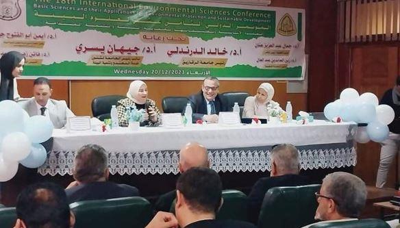 نائب رئيس جامعة الزقازيق تفتتح فعاليات المؤتمر الدولي الـ19 لعلوم البيئة