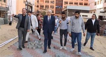  "القاصد" يتفقد العيادات الخارجية بكلية طب الأسنان ويتابع استكمال الإنشاءات بالكلية