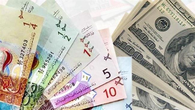 المركزي الكويتي : الدولار الأمريكي يرتفع إلى 308ر0 دينار واليورو ينخفض إلى 319ر0
