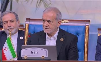 الرئيس الإيراني: العدوان الإسرائيلي نهب الحقوق الأساسية للشعب الفلسطيني