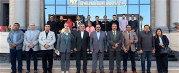   رئيس جامعة بنها الأهلية يترأس اجتماع اتحاد الطلاب