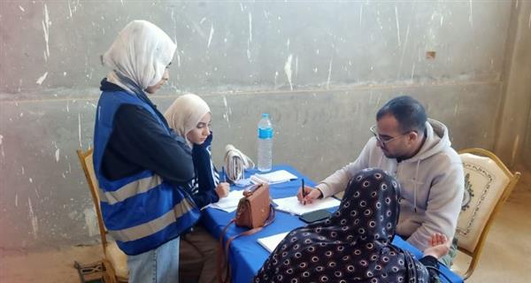جامعة القناة ومؤسسة حياة كريمة ينظمان قافلة طبية بحى عتاقة فى السويس