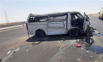 مصرع 3 أشخاص وإصابة 11 آخرين فى حادث انقلاب ميكروباص بالشرقية