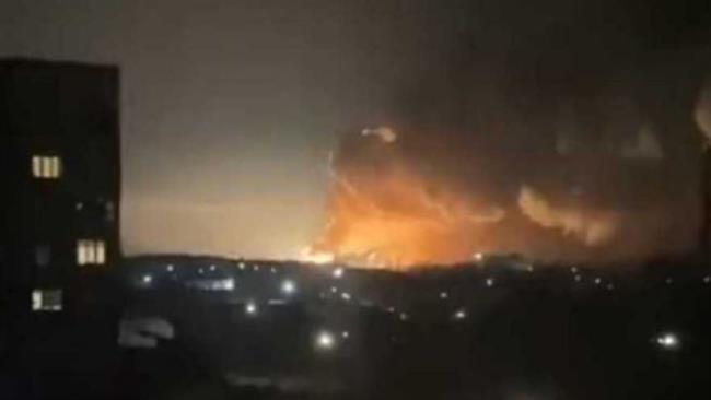 حريق في منشأة نفطية روسية بمقاطعة أوريول بعد استهدافها بمسيرة أوكرانية