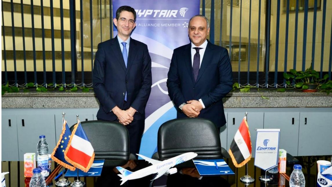 توقيع بروتوكول تعاون بين "مصر للطيران" والمعهد الفرنسي في مصر