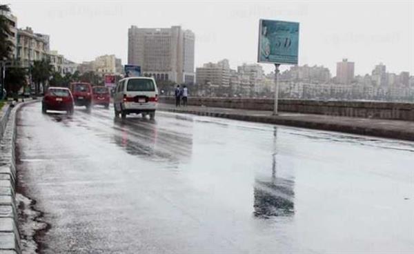 أمطار غزيرة ورياح شديدة على البرلس