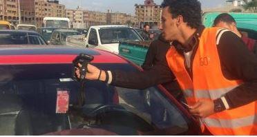 تحرير 1196 مخالفة عدم تركيب الملصق الإلكتروني خلال 24 ساعة