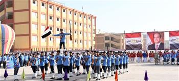   قوات الدفاع الشعبى تنظم زيارة لمدرسة الشهيد أحمد أبوبكر العسكرية 