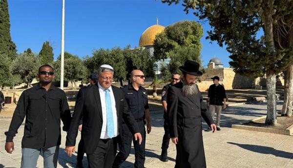 "الخارجية الفلسطينية" تدين اقتحام بن غفير للأقصى