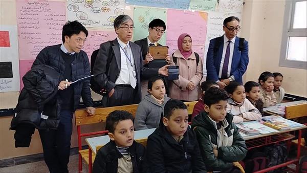 وفد من الجايكا اليابانية يزور الغربية لمتابعة المدارس اليابانية بالمحافظة