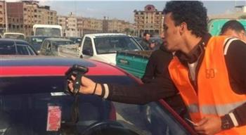   تحرير 1140 مخالفة عدم تركيب الملصق الإلكتروني خلال 24 ساعة