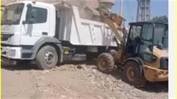   رفع 150 طن مخلفات بلدية وأتربة بالدقهلية 