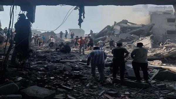 شهيدان ومصاب بعد قصف الاحتلال تجمعًا للمواطنين في جباليا شمال غزة 