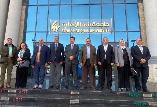 جامعة بنها الأهلية تبحث سبل التعاون مع رابطة علماء مصر بأمريكا و كندا