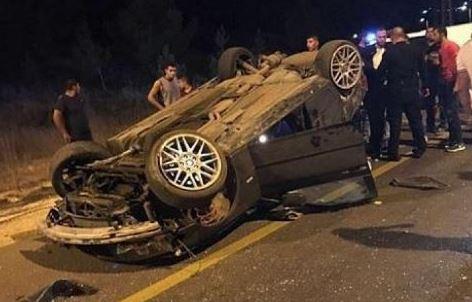 مصرع 3 أشخاص وإصابة آخر فى حادث انقلاب سيارة على الصحراوى بالمنيا