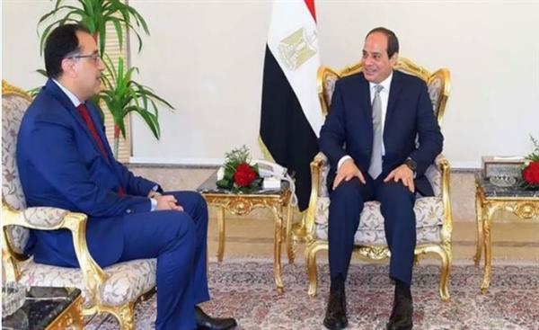 رئيس الوزراء يهنئ الرئيس السيسي بالعام الميلادي الجديد