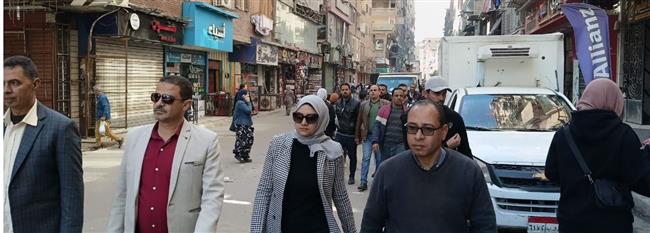 نائبة محافظ القليوبية: رفع 120 طن  مخلفات و 7حالات إشغالات بـ الخصوص 