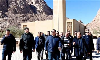   تفاصيل جولة وزير الإسكان ومحافظ جنوب سيناء في موقع التجلي الأعظم