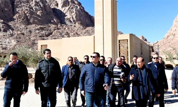 تفاصيل جولة وزير الإسكان ومحافظ جنوب سيناء في موقع التجلي الأعظم
