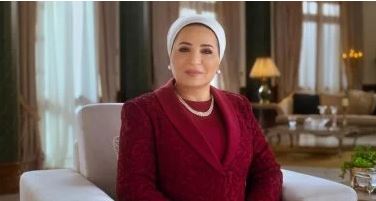 السيدة انتصار السيسي تهنئ الشعب المصري بالعام الميلادي الجديد