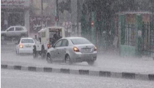 أمطار غزيرة تضرب دمياط
