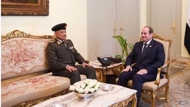 الرئيس السيسي يستقبل وزير الدفاع 