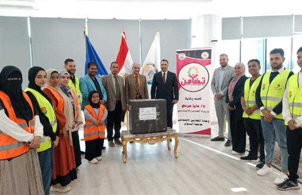 التضامن الاجتماعي تهدي جامعة أسوان طابعة مخصصة للطلاب ذوي الإعاقة البصرية