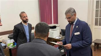   السفير عبدالمطلب  يستلم مهام عمله رسمياً سفيراً لدولة ليبيا لدى مصر