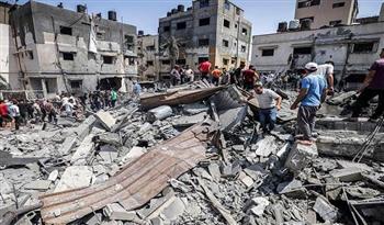   استشهاد 3 فلسطينين في قصف للإحتلال الاسرائيلي منزلا فى مخيم النصيرات
