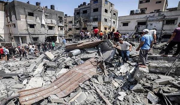 استشهاد 3 فلسطينين في قصف للإحتلال الاسرائيلي منزلا فى مخيم النصيرات