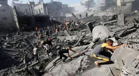 استشهاد 5 فلسطينيين في قصف إسرائيلي وسط غزة