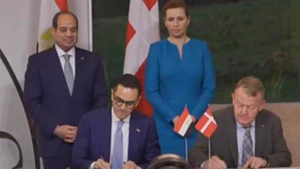الرئيس السيسي ورئيسة وزراء الدنمارك يشهدان توقيع مذكرات تفاهم لتعزيز التعاون بين البلدين