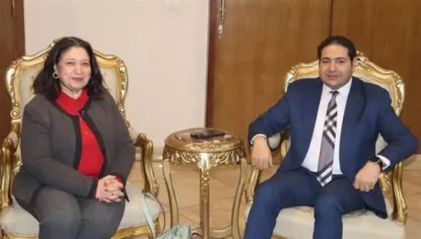 نائبة وزيرة التضامن الاجتماعي تزور بني سويف وتلتقي نائب المحافظ