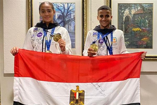 مصر تتوج بذهبية وفضية التتابع المختلط ببطولة العالم للشباب للخماسي الحديث