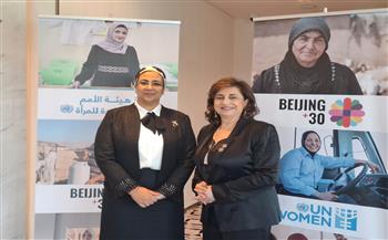   أمل عمار تلتقى المديرة الإقليمية لهيئة الأمم المتحدة للمرأة لبحث سبل التعاون