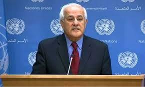   مندوب فلسطين بالأمم المتحدة يطالب بوقف العدوان على غزة