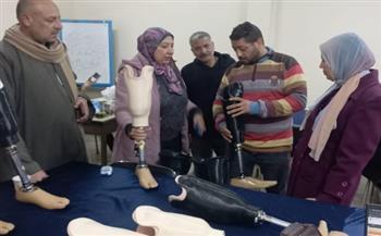 تسليم 101 طرف صناعي بمقر الجمعية المصرية لحماية الأطفال بالبحيرة