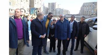   محافظ الجيزة يتابع رصف وتطوير شارع الملك فيصل