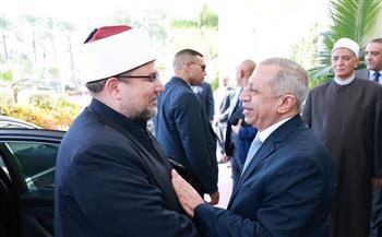 رئيس الأكاديمية العربية يستقبل وزير الأوقاف بالمقر الرئيسي بـ أبو قير