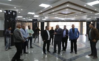 "الزملوط يتفقد منشآت جامعة الوادي الجديد