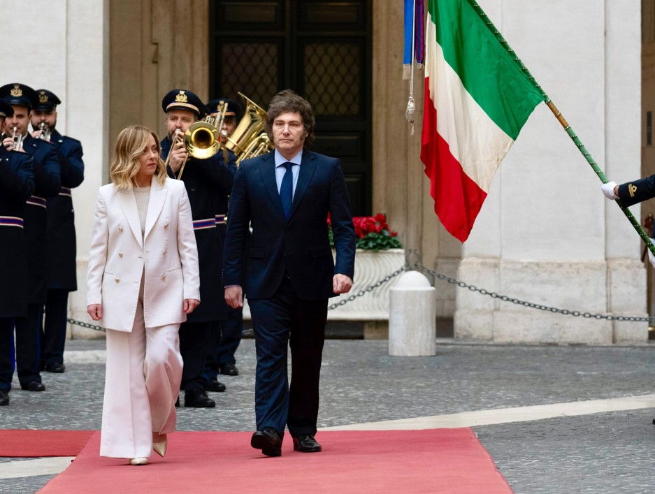 رئيسة الوزراء الإيطالية تبحث مع الرئيس الأرجنتيني تطوير التعاون في مختلف القطاعات
