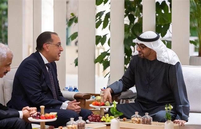 رئيس الإمارات و"مدبولي" يبحثان عدد من القضايا ذات الاهتمام المشترك